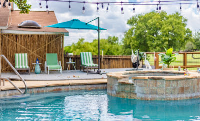 Stunning Pool & Hot Tub overlooking golf course